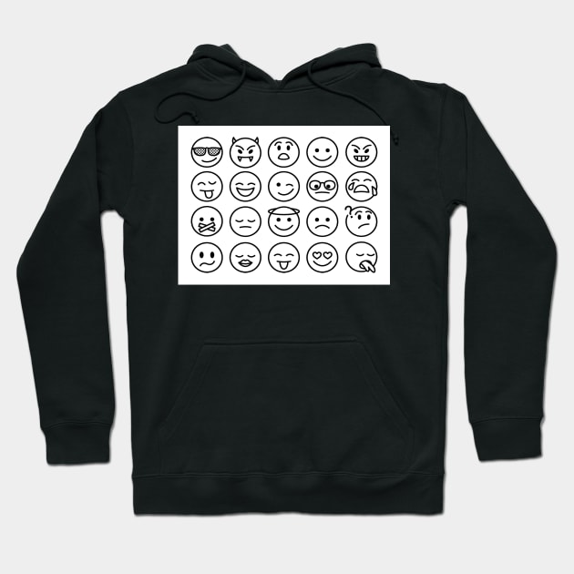 EMOTICONS Hoodie by likbatonboot